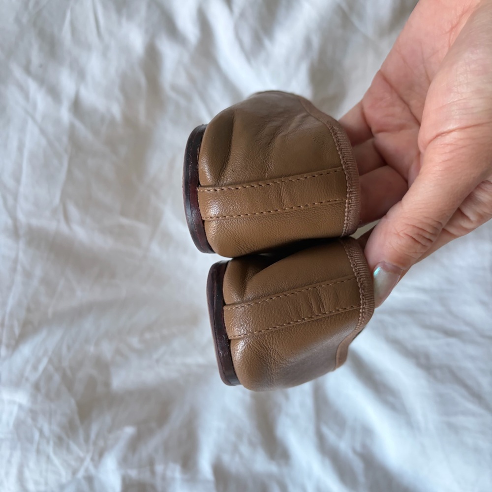 Loeffler Randall // Leonie Brown Leather Ballet Flats - Picture 8 of 10
